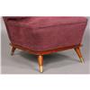 Image 4 : PAIR MODERN BARREL BACK CHAIRS
