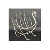 Image 1 : METAL JANSEN STYLE SWAN MAGAZINE RACK CAST