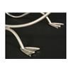 Image 6 : METAL JANSEN STYLE SWAN MAGAZINE RACK CAST