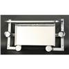 Image 1 : MODERN WALL HUNG COAT RACK CENTRAL MIRROR
