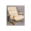 Image 3 : PAIR MODERN BRASS LOUNGE CHAIRS ULTRA SUEDE