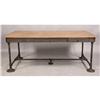 Image 1 : INDUSTRIAL PARTNERS DESK COPPER TOP 3 DRAWERS