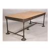 Image 2 : INDUSTRIAL PARTNERS DESK COPPER TOP 3 DRAWERS
