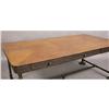 Image 3 : INDUSTRIAL PARTNERS DESK COPPER TOP 3 DRAWERS