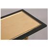 Image 3 : EBONIZED COFFEE TABLE GILT GLASS BRONZE