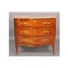Image 1 : FRENCH SERPENTINE FRONT COMMODE PARQUETRY