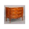 Image 2 : FRENCH SERPENTINE FRONT COMMODE PARQUETRY