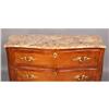 Image 3 : FRENCH SERPENTINE FRONT COMMODE PARQUETRY