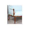 Image 3 : FRENCH CARVED WINGED BACK SETTEE SOFA UPHOLSTERED