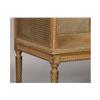 Image 4 : FRENCH LOUIS XVI CARVED GOLD PAINTED SETTEE