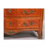 Image 5 : FRENCH MARBLE TOP BOW FRONT COMMODE CABINET