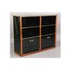 Image 2 : ENGLISH STYLE EBONIZED BOOKCASE CABINET