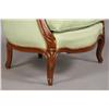 Image 5 : PAIR FRENCH CARVED WALNUT BERGERE CHAIRS