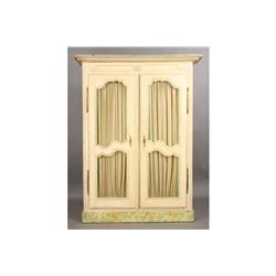 ANTIQUE FRENCH PROVINCIAL BOOKCASE CABINET