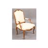 Image 2 : FRENCH L. XV STYLE WALNUT BERGERE CHAIR