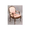 Image 2 : ANTIQUE FRENCH CARVED WALNUT BERGERE ARMCHAIR