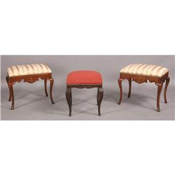 3 PC LOT:  PR BENCHES PLUS 1 CONTINENTAL STYLE