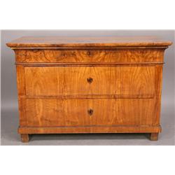 ANTIQUE BIEDERMEIER COMMODE 3 DRAWERS