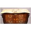 Image 3 : VINTAGE COMMODE FRENCH STYLE ONYX SERPENTINE