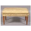 Image 1 : FRENCH LOUIS XVI STYLE BENCH UPHOLSTERED SEAT
