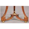 Image 4 : REGENCY STYLE SIDE TABLE BRONZE TRIM