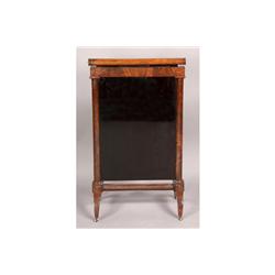 FRENCH EMPIRE FIRE SCREEN BRONZE MOUNTED ENDS