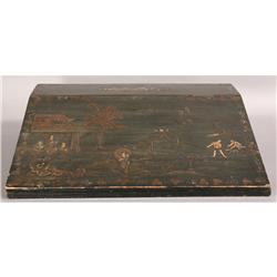 ANTIQUE ENGLISH DESK SECRETARY DESK CHINOISERIE