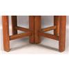 Image 2 : ARTS CRAFTS ROUND OAK ANTIQUE MARKED DINING TABLE