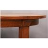 Image 4 : ARTS CRAFTS ROUND OAK ANTIQUE MARKED DINING TABLE