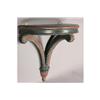 Image 3 : SET 3 DECORATED WALL SHELVES FEATHER SUPPORTS