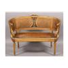 Image 1 : ANTIQUE FRENCH GILT SETTEE CARVED CREST