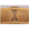Image 2 : ANTIQUE FRENCH GILT SETTEE CARVED CREST