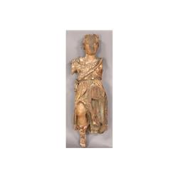 ANTIQUE CONTINENTAL CARVED DECORATIVE FRAGMENT