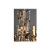 Image 4 : VINTAGE FRENCH WROUGHT IRON CHANDELIER 8 ARMS