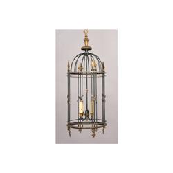 REGENCY STYLE HANGING LANTERN FLEUR DE LIS
