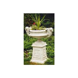ANTIQUE VICTORIAN GARDEN FISKE CAST IRON URNS
