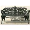 Image 1 : CAST IRON WOOD FERN PATTERN GARDEN BENCH