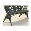 Image 4 : CAST IRON WOOD FERN PATTERN GARDEN BENCH