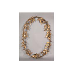 WROUGHT IRON WREATH SHAPED FRAME