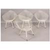 Image 1 : SET OF 4 BERTOIA STYLE DIAMOND CHAIRS