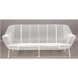 LARGE RUSSELL WOODARD WIRE MESH GARDEN COUCH SOFA