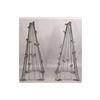 Image 1 : PAIR WROUGHT IRON TRELLIS ROSE ARBOR