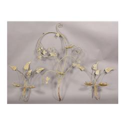 3 PC WROUGHT WALL HUNG PLANT HOLDERS