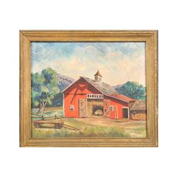PHILIP BURHNAM HICKEN LISTED PAINTING OIL