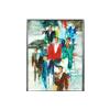 Image 1 : ABSTRACT OIL PAINTING MALE FIGURE