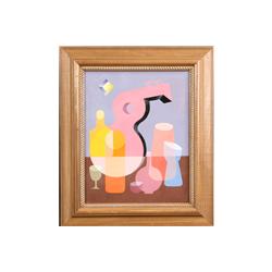 SEYMOUR ZAYON AMERICAN ABSTRACT OIL PAINTING