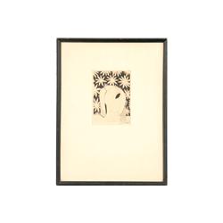 DRY POINT ETCHING PRINT SUzANNAH PETCHELL
