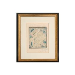 FRAMED MET OPERA PROGRAM COVER SIGNED M. CHAGALL