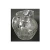Image 4 : CUT GLASS PITCHER ORNATE MONOGRAM