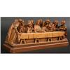 Image 2 : CARVED WOOD FIGURAL GROUP THE LAST SUPPER